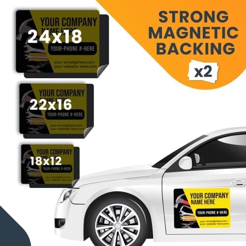 Magnet Me Up Customizable and Personalized Automotive Magnet Decals (16โx22โ Builder)