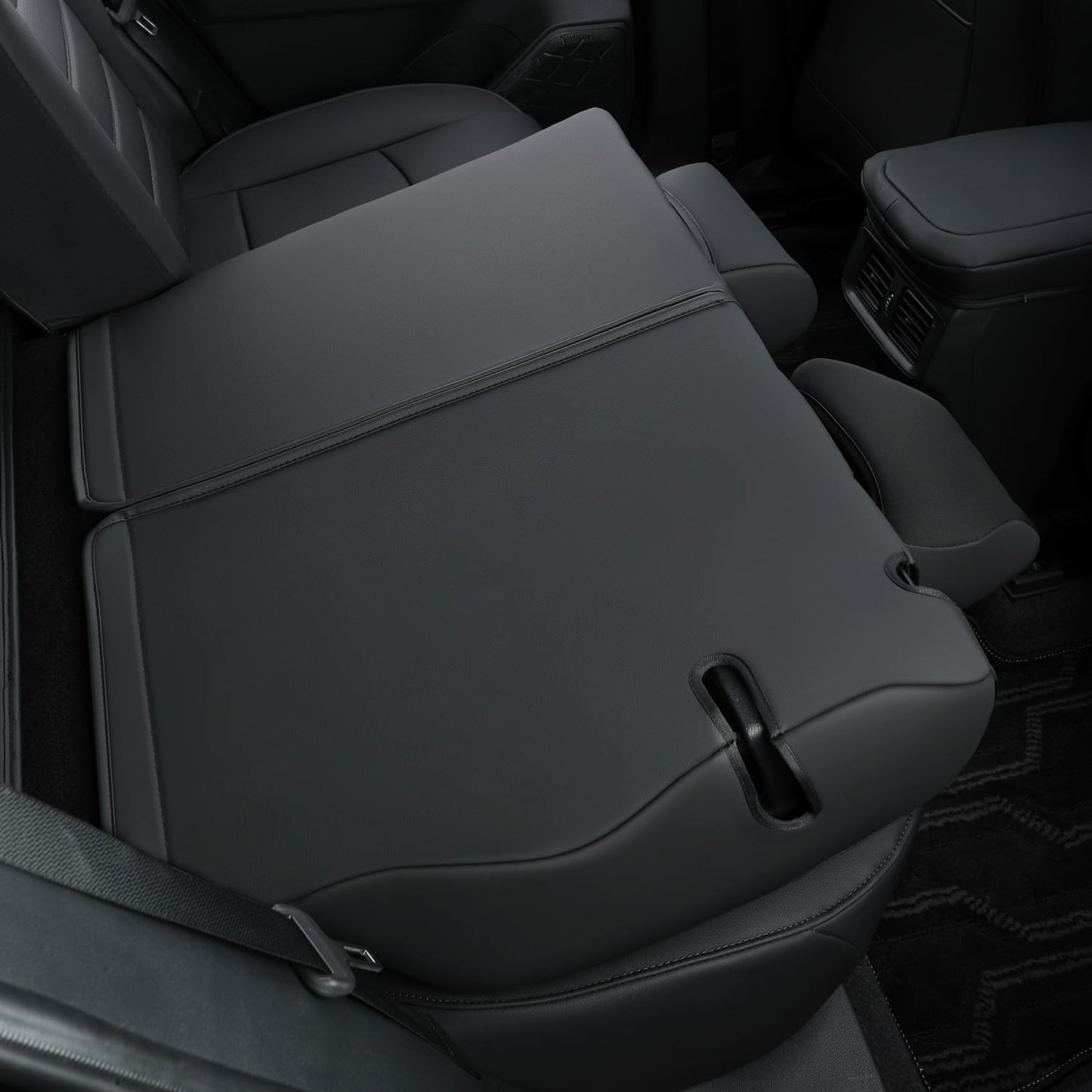 RISINGSTAR Rav4 Hybrid Seat Covers, fit 2019-2025 Toyota Rav4 Hybrid LE,XLE,Woodland Edition,XLE Premium,Limited, Not for XSE/SE/Plug-in(Black)