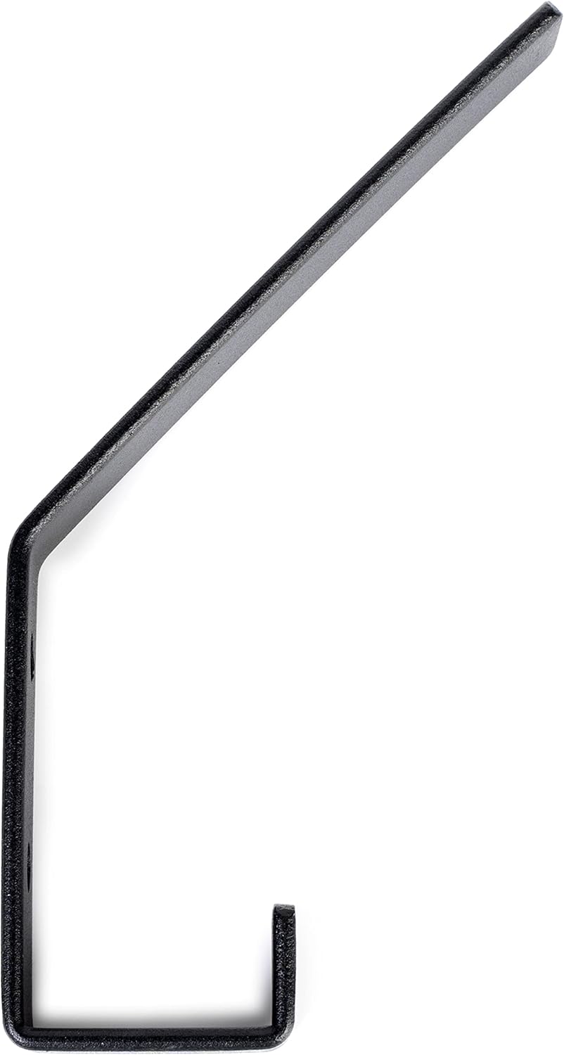 6 Pack Heavy Duty Steel C Style Double Wall Hooks for Indoors and Outdoors - 6 Pack (Brushed Nickel)