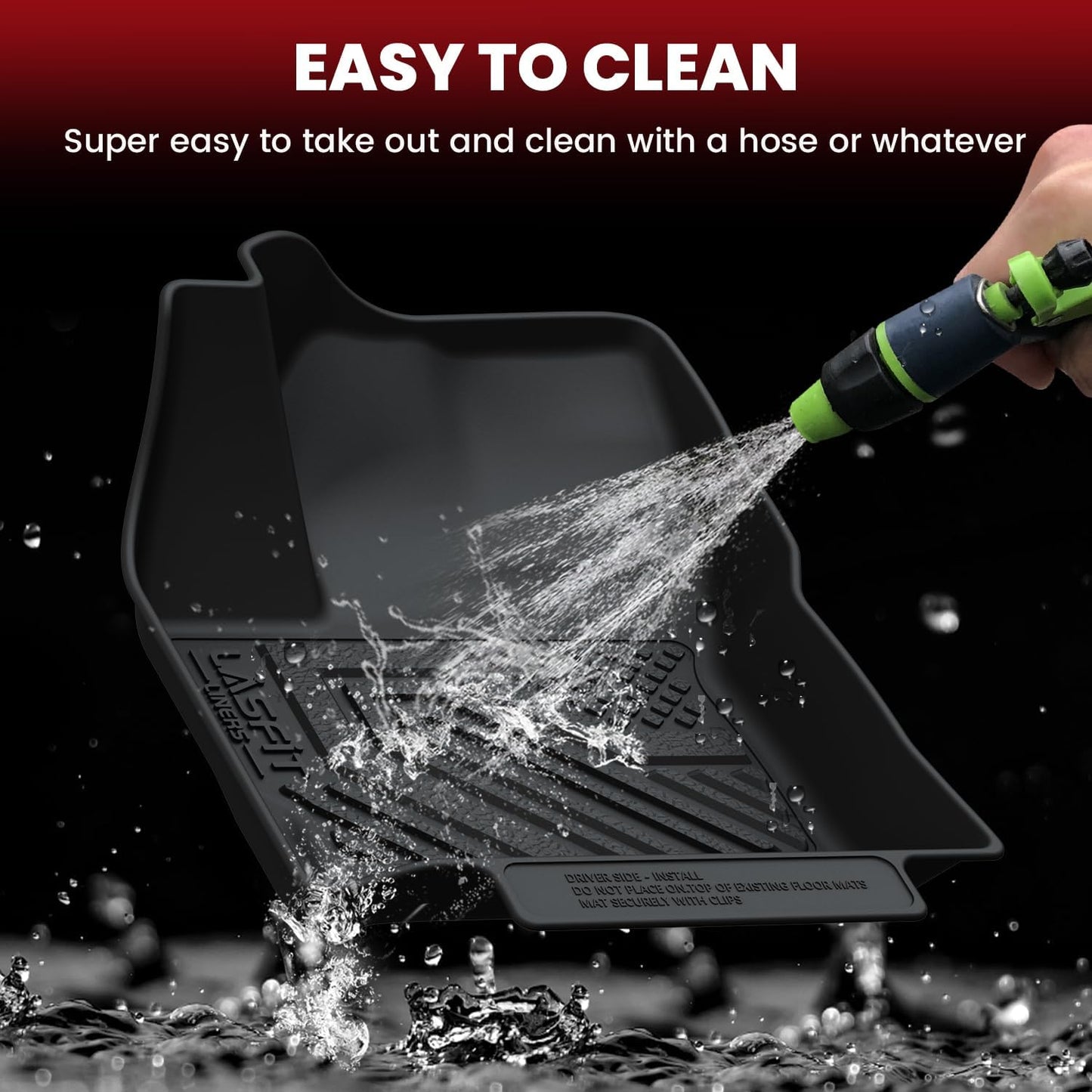 LASFIT Floor Mats Custom Fit for Toyota Corolla Cross 2022-2025(Fit Hybrid Not Fit Gasoline), All-Weather Protection TPE 1st & 2nd Row Car Liners for Toyota Accsessories, Easy to Clean, Black