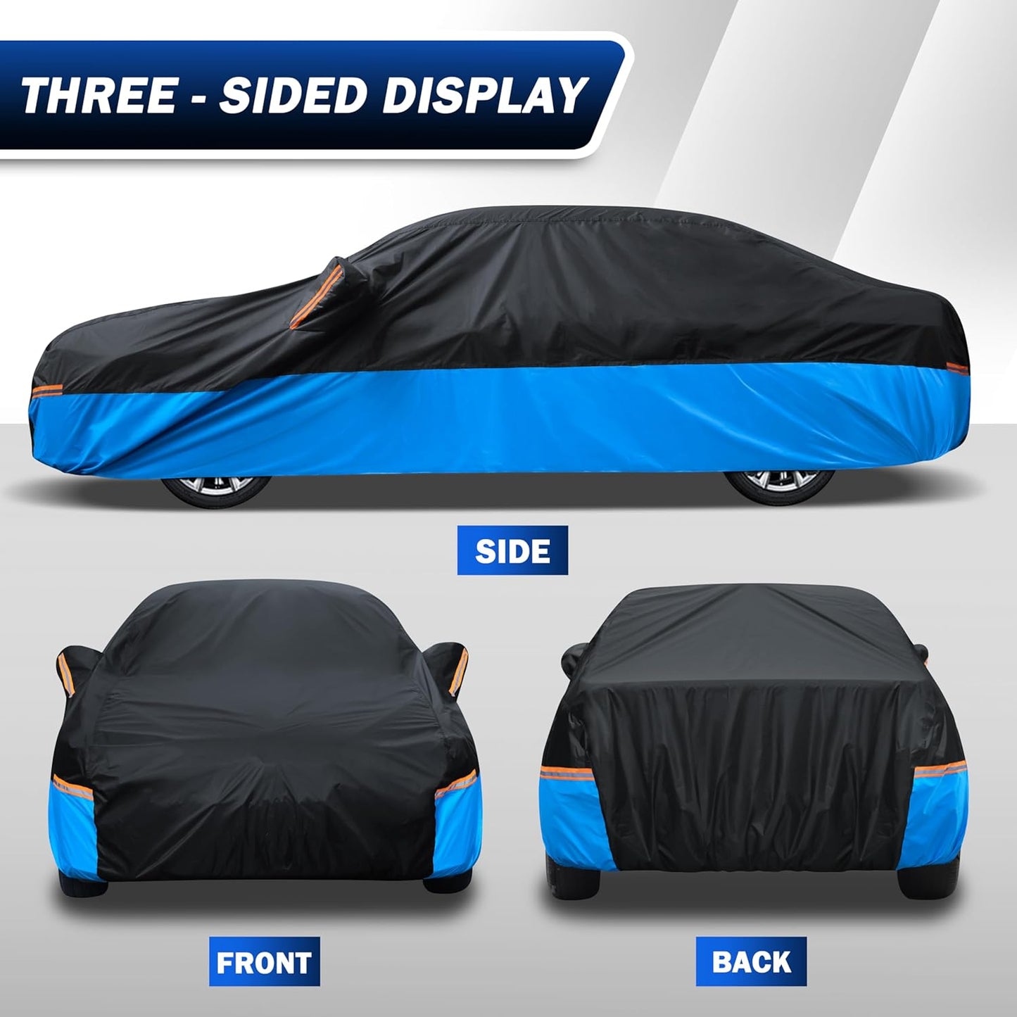 Car Cover Waterproof All Weather Outdoor Windproof Dustproof UV Protection Fit Coupe Mazda Miata/MX-5, BMW Z1/Z3/Z4, Honda S2000, Chrysler Crossfire, Saturn Sky, Pontiac Solstice etc.