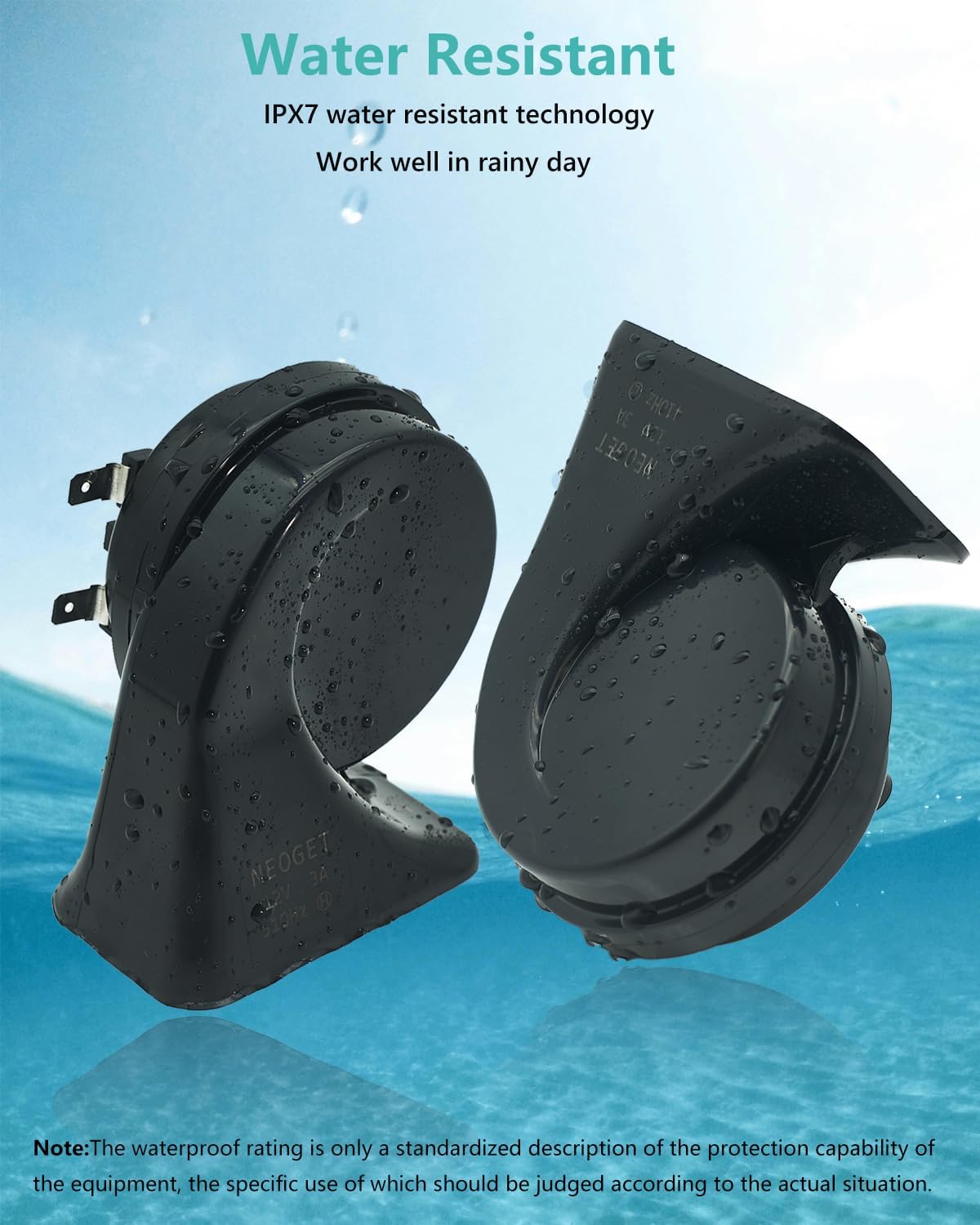 Car Horn Kit for New Honda Acura 12V Loud Waterproof Auto Horn, High Low Dual Tone 126 Decibel, Replacement for New Honda