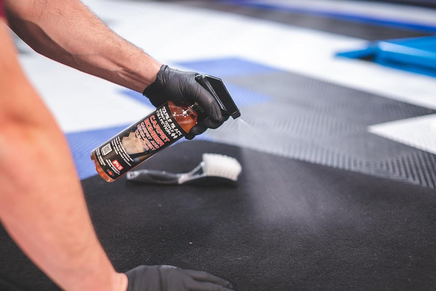 P & S PROFESSIONAL DETAIL PRODUCTS Carpet Bomber – Professional Upholstery Cleaner, Citrus-Based Formula, Removes Grease, Dirt & Odors, Highly Dilutable, Safe for Engines & Wheel Wells - 1 Gallon