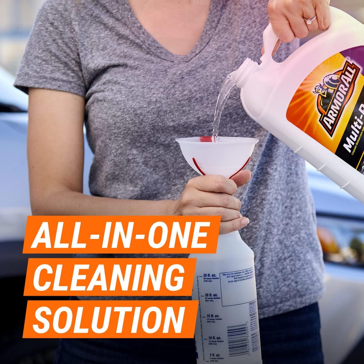 Armor All Multi Purpose Cleaner, All Purpose Car Cleaner for All Auto Surfaces, 1 Gallon