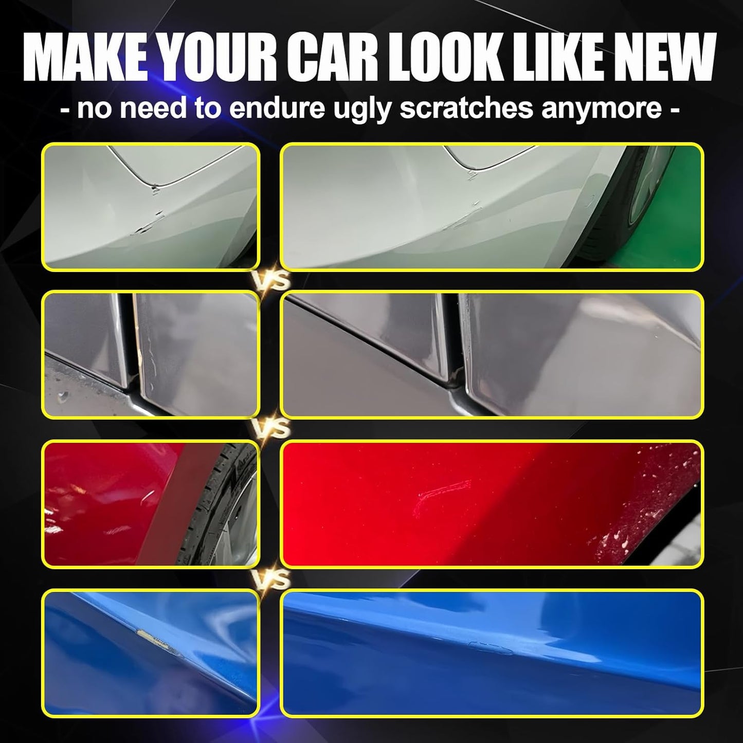 KIKIMO for Tesla Touch Up Paint(Red Multi-Coat(PPMR)), Car Paint Repair Kit for Tesla Model Y/3/S/X, 2 In 1 Scratches Repair with Pen Tip and Brush, Color-Matched for Quick & Easy Fix