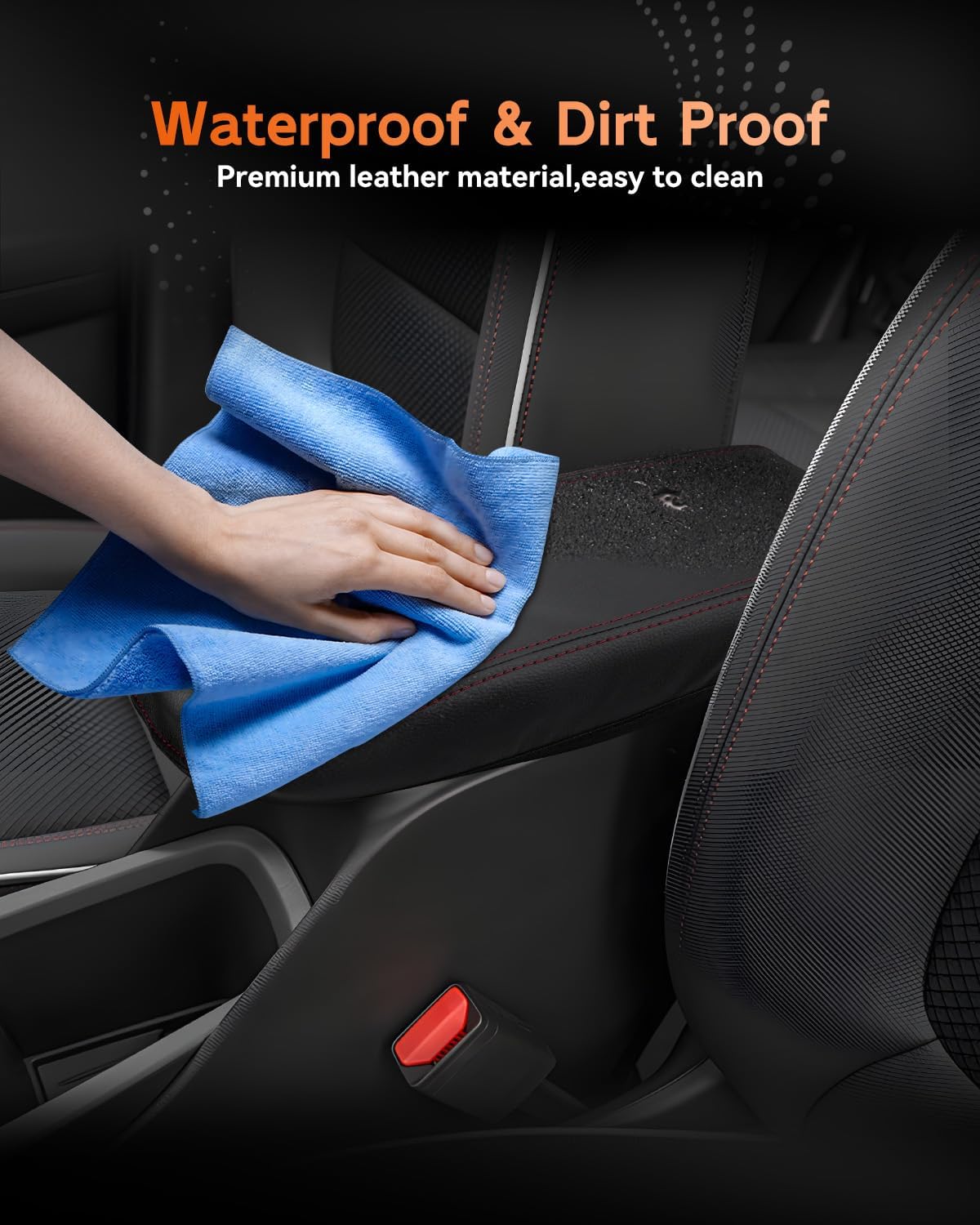 CDEFG for Chevrolet Trailblazer 2021-2025 2026 Center Console Cover Armrest Box Cover for Chevy Trailblazer (LS, LT, Activ, RS) 2021 2022 2023 2024 2025 2026 Accessories Arm Rest Protector