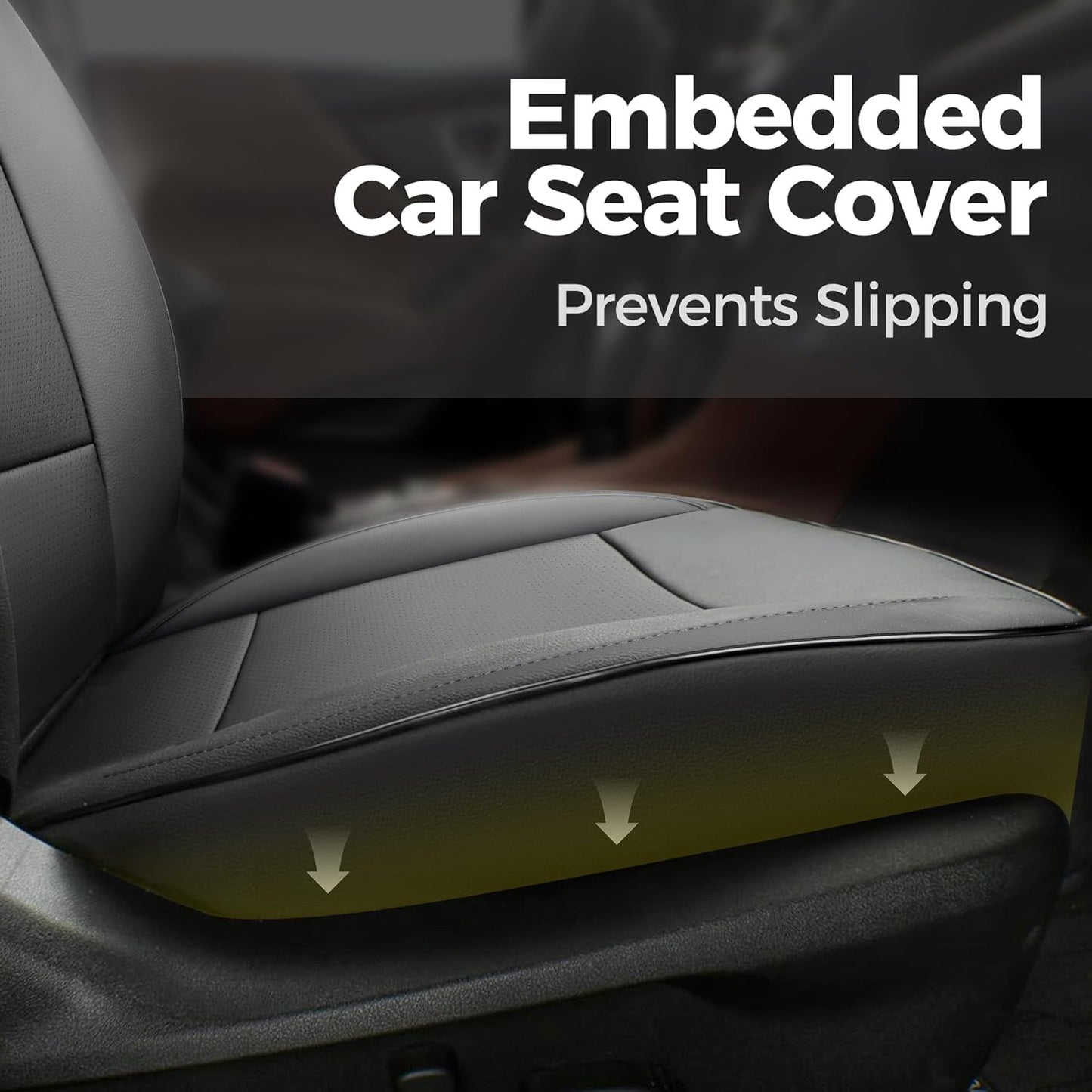 GIANT PANDA Full Set Car Seat Covers Customized Jeep Wrangler TJ Rubicon Sahara Sport X Unlimited 2003 2004 2005 2006, Faux Leather (Black&Blue)