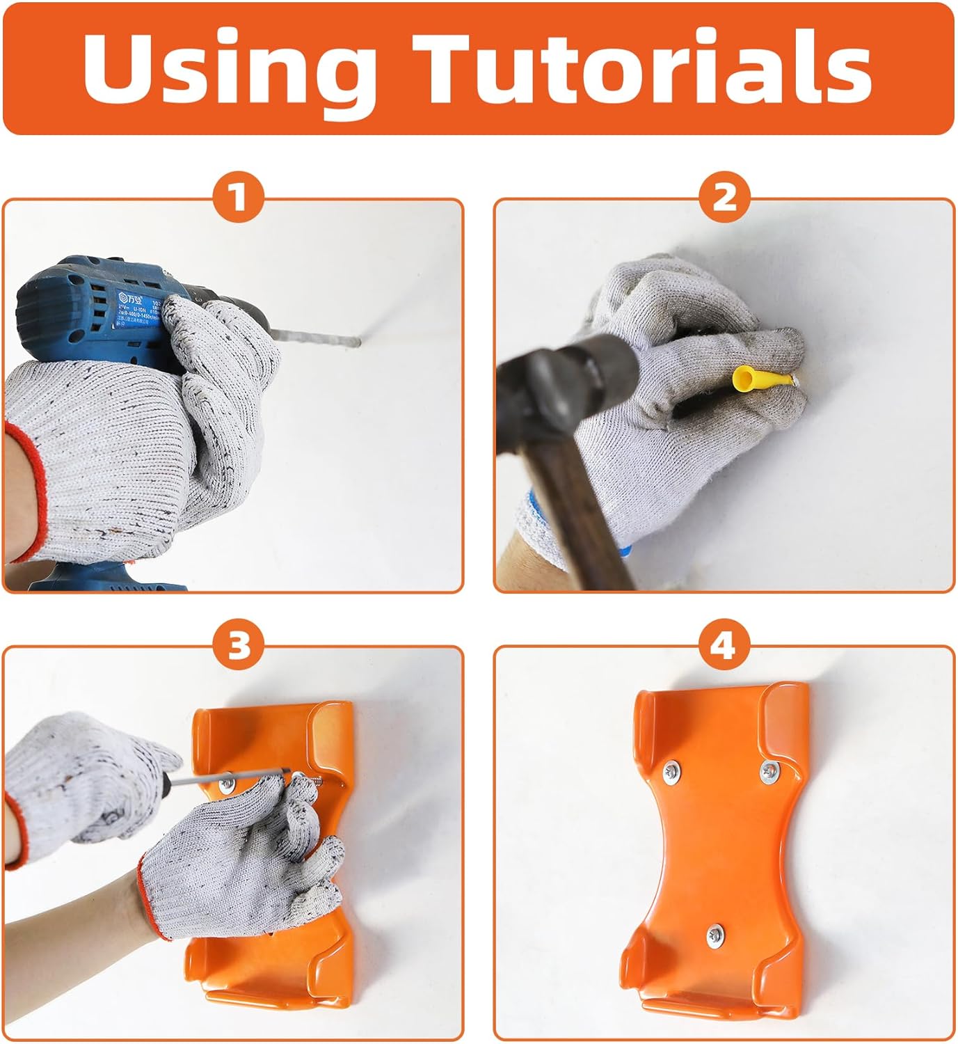 Leaf Blower Hanger, 1 Pack Handheld Blower Rack for Garage Wall, Leaf Blower Holder for Stihl BG-50, BG-56, BG-66, SH-56