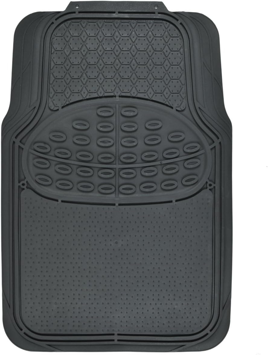 Blue All Weather Heavy Duty Universal Fit Car Floor Mats Interior Liners for Auto Van Truck SUV, Heavy Duty All Weather Protection