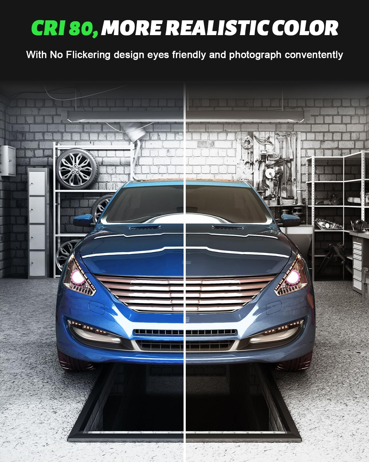 Viugreum High Bay LED Shop Lights, 300W UFO LED High Bay Light 30,000LM 120V LED High Bay Lights 5000K Daylight, Alternative to 1300W MH/HPS for Garage Workshop Barn Factory Warehouse - 10 Pack