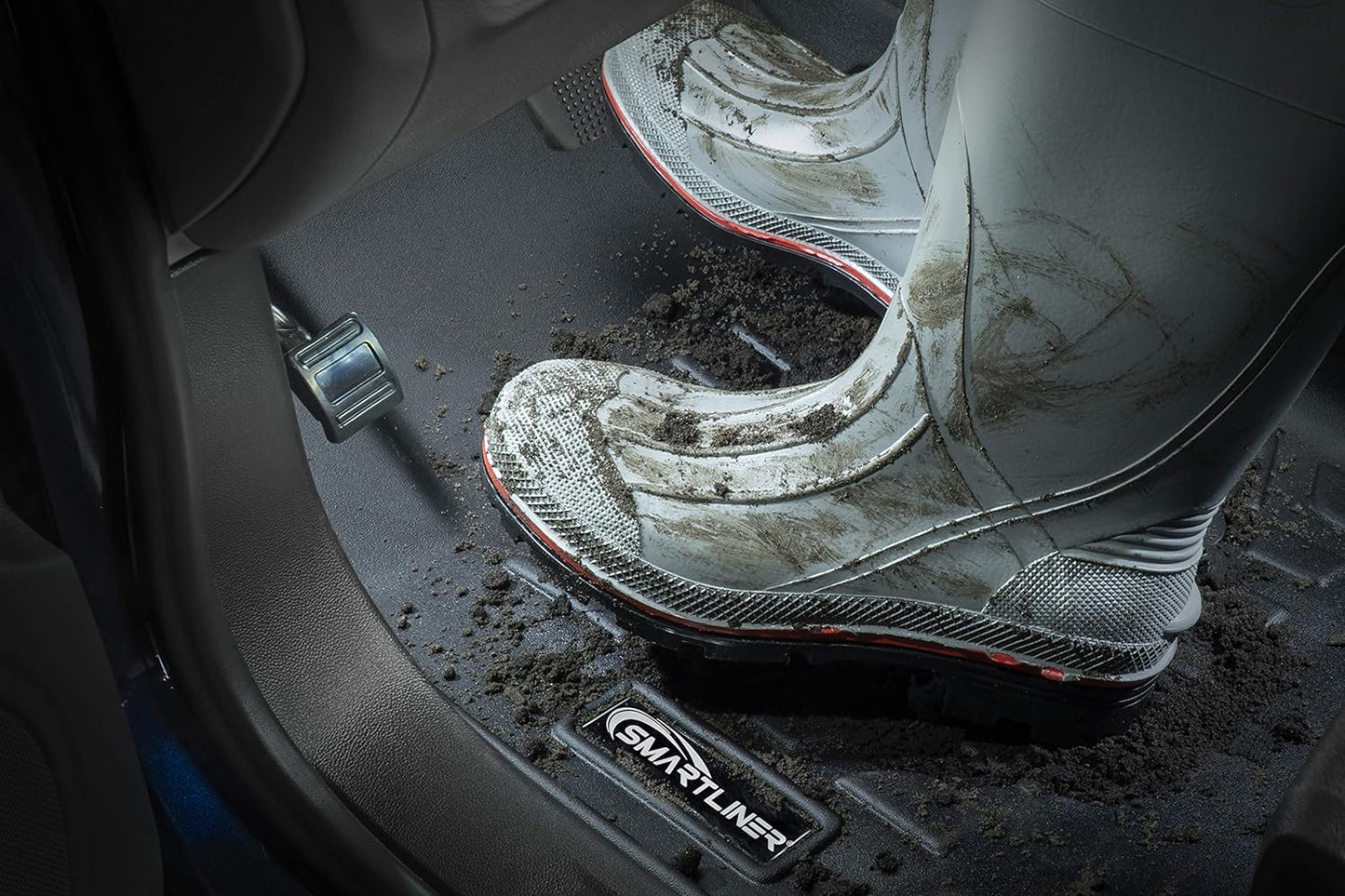 SMARTLINER Custom Fit All Weather 2 Row Floor Mats Liner Set Compatible with 2021-2024 Toyota Venza