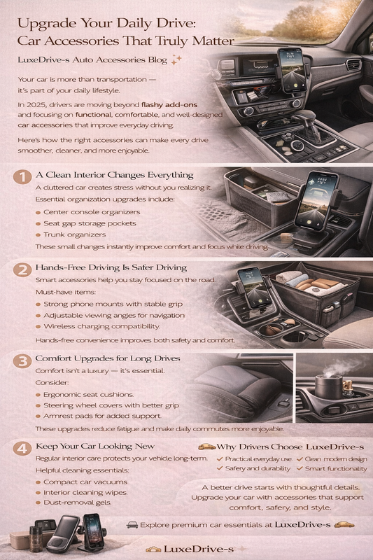 Upgrade Your Daily Drive: Car Accessories That Truly Matter