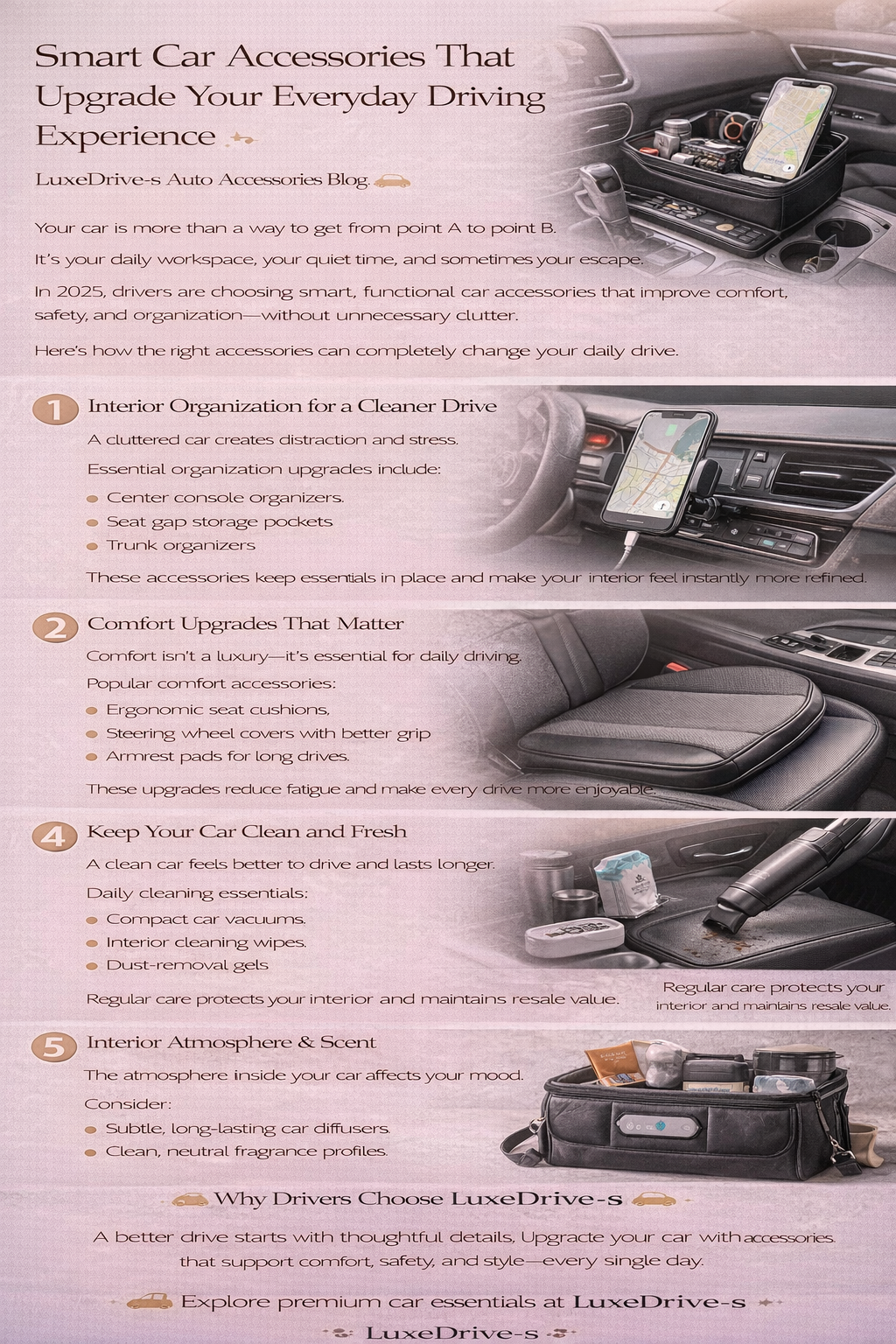 Smart Car Accessories That Upgrade Your Everyday Driving Experience