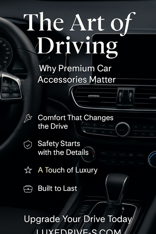 “The Art of Driving: Why Premium Car Accessories Matter”