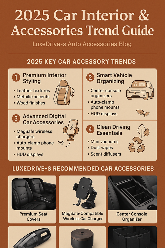 ✨ Top 5 Car Accessory Trends of 2025
