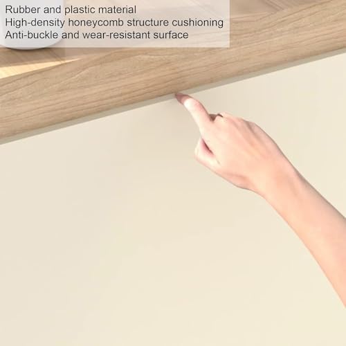 Self-Adhesive Garage Wall Protectors - Grey Rubber Foam Stud Shields for Gym & Studio, 39.3"x39.3" (100x100cm) - Wall Protection & Impact Resistance