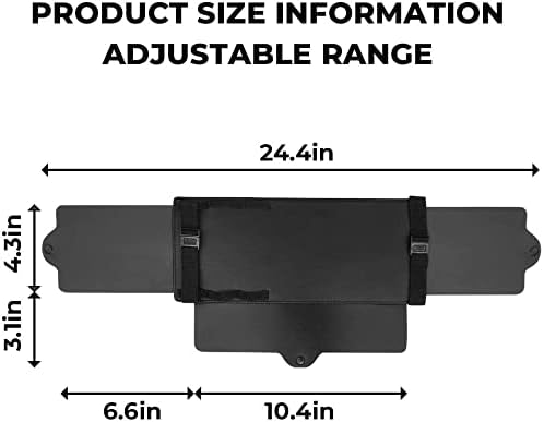 JoyTutus Car Sun Visor Sunshade Extender, Adjustable Sun Visor Protects from Anti-Glare, UV Rays Blocker Window Windshield Sunshade Extender for Car SUV