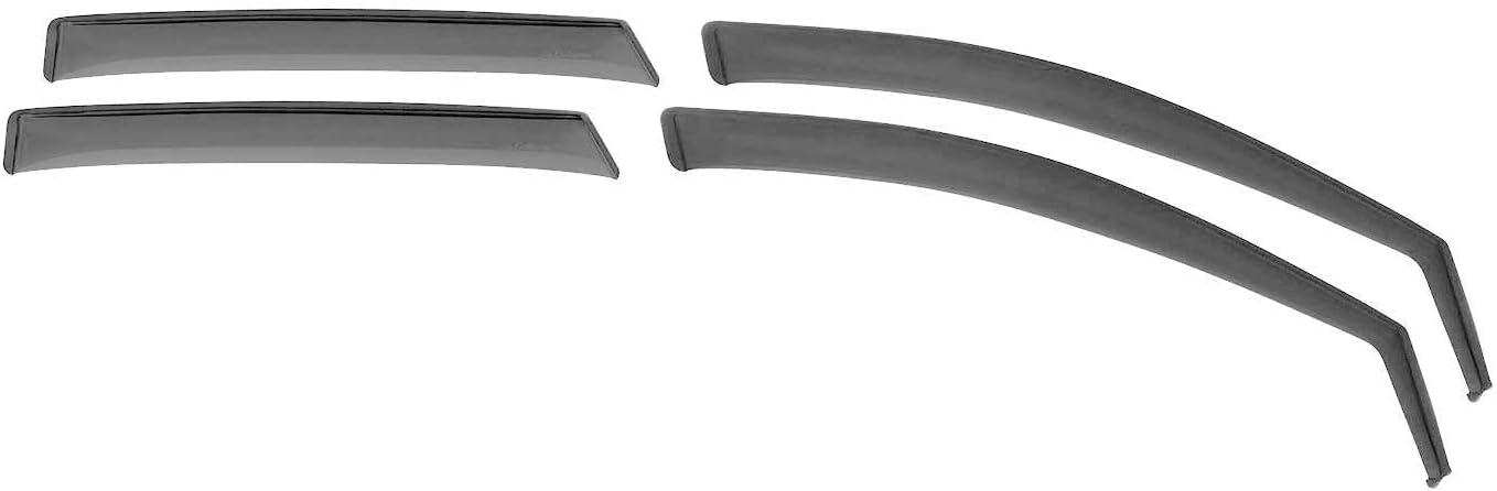 OMAC Window Visor Vent Rain Deflector for Hyundai Tucson 2016-2021 Black Smoke 4 Pcs