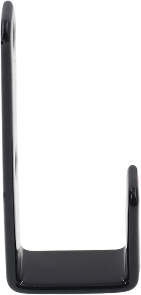 Bunk Bed Ladder Hooks Brackets, Iron Bed Ladder Hook,PVC Coated Angled Ladder Hooks,Heavy Duty Replacement Hardware Utility Hooks,Loft Garage Storage Hooks,J Brackets Hooks with Screws Black