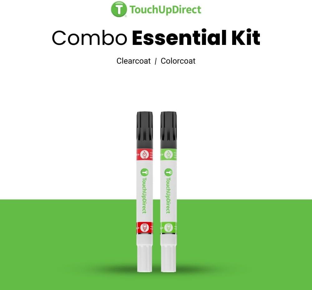 TouchUpDirect 8W6 Parisian Night Pearl Compatible with Toyota Exact Match Touch Up Paint Combo - Essential Kit