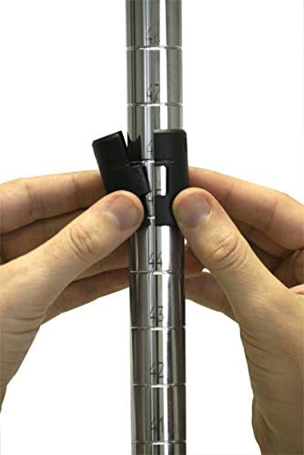 Omega 21" Deep x 60" Wide x 54" High 3 Tier Chrome Starter Shelving Unit