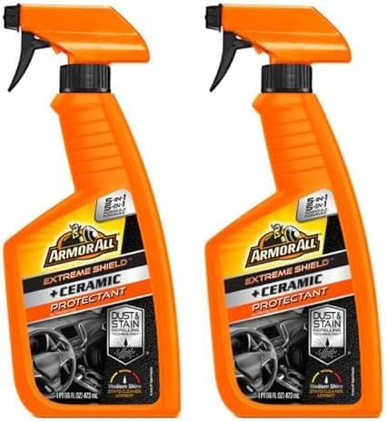 Armor All Extreme Shield Protectant Spray, Interior Car Cleaner with UV Protection Against Cracking and Fading, 16 Fl Oz (Pack of 2)