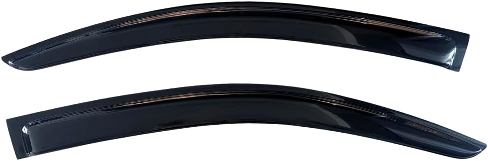 KPY Window Visor Compatible with Chevrolet Chevy & GMC C/K Series Extended Cab 1988-1999, 2PC Rain Guard Side Vent Deflector Tape-On Style, 1988 1989 1990 1991 1992 1993 1994 1995 1996 1997 1998 1999