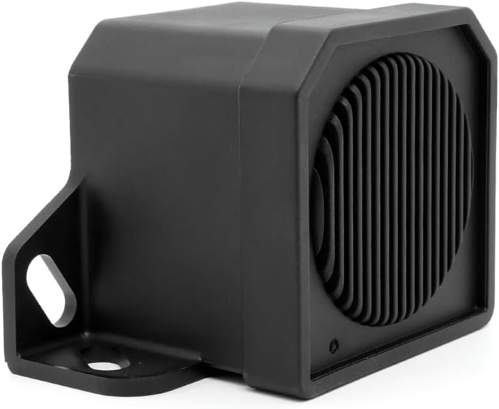 White Noise Reversing Alarm – Adjustable 85/90/95/100dB for Vehicle Safety (2PCS)