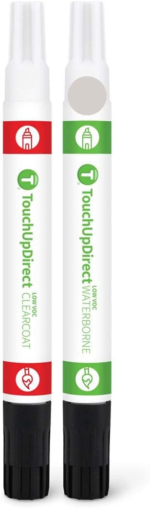 TouchUpDirect 1C8 Luner Mist Silver Metallic for Toyota Exact Match Touch Up Paint Combo - Essential Package