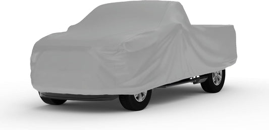 Car Covers Weatherproof Max Truck Cover & Warranty Compatible with Ford 1957-1983 F-100 Regular Cab, 8 with Camper Shell– Outdoor Cover, Prevents Theft with Cable Lock
