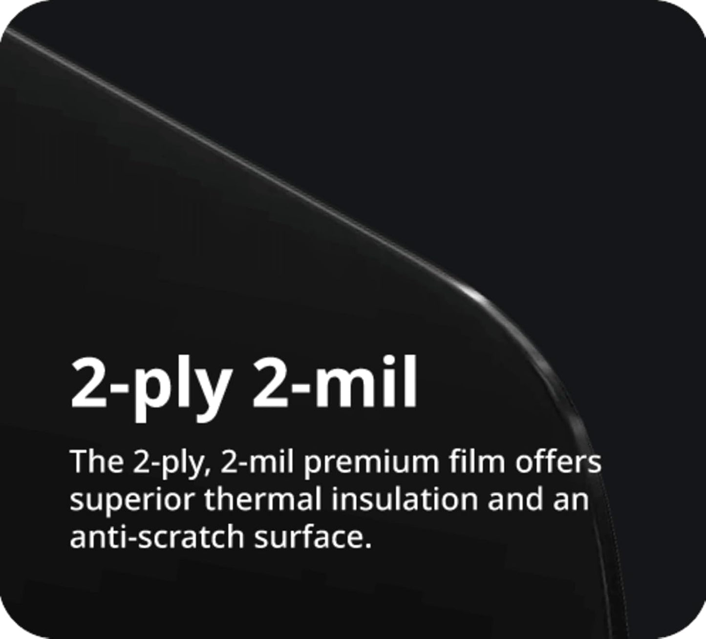 Nano Ceramic Window Tint Film for Cars and Building, Charcoal, 2 Ply Scratch Resistant, Heat Control, and UV 99%, IR 93% Rejection, 15% VLT, 40inx100ft