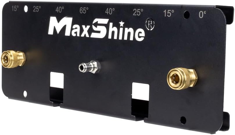 Maxshine Universal Foam Cannon Holder – Compatible with 1/4" Quick Connect – Wall-Mounted Organizer for Garage & Mobile Detailing – Holds Foam Cannons & Accessories – Metal Rack