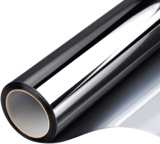 Nano Ceramic Window Tint Film for Cars - 2 Ply Scratch Resistant with Heat Control and UV/IR Rejection (5% VLT, 24inx100ft), OWFCR-10006