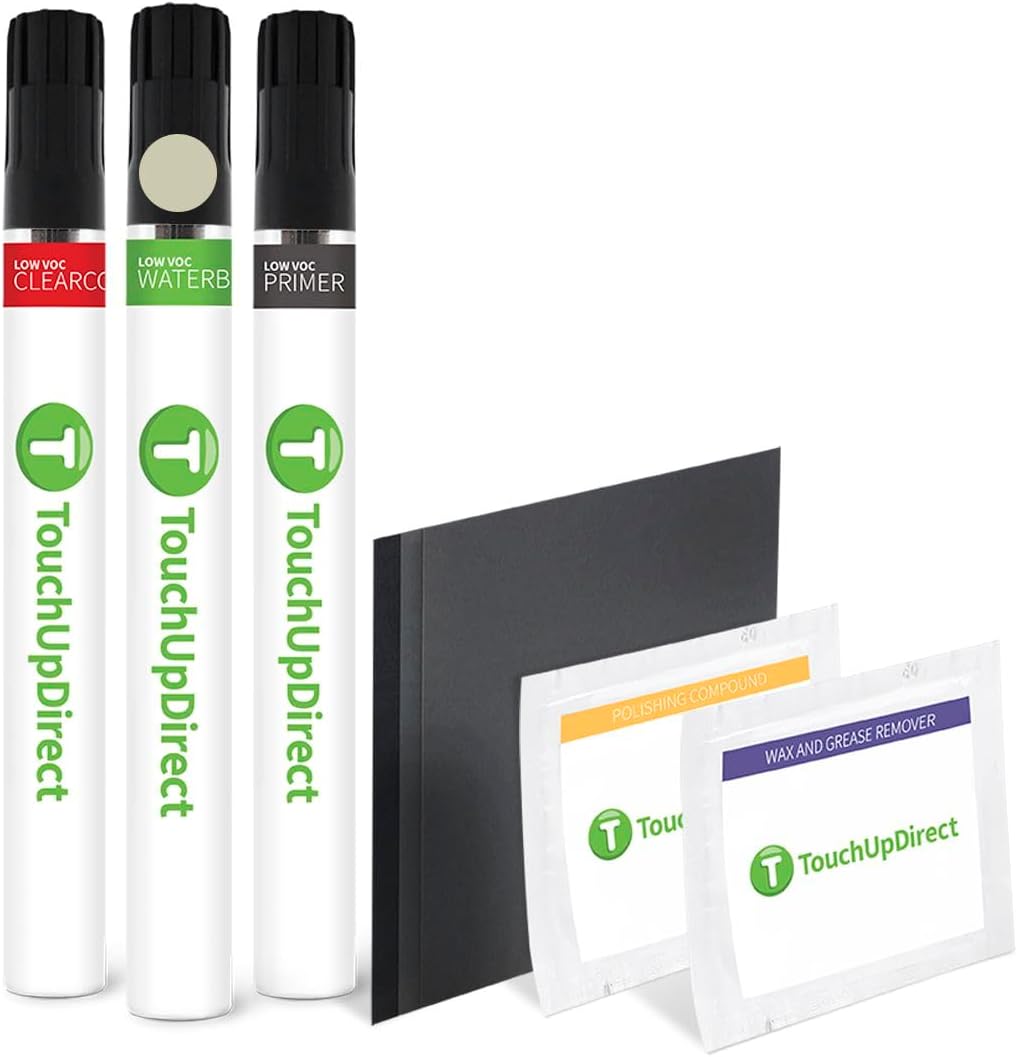 TouchUpDirect 5B2 Champagne/Creme Brulee Metallic Compatible with Toyota Exact Match Touch Up Paint Brush - Platinum Kit