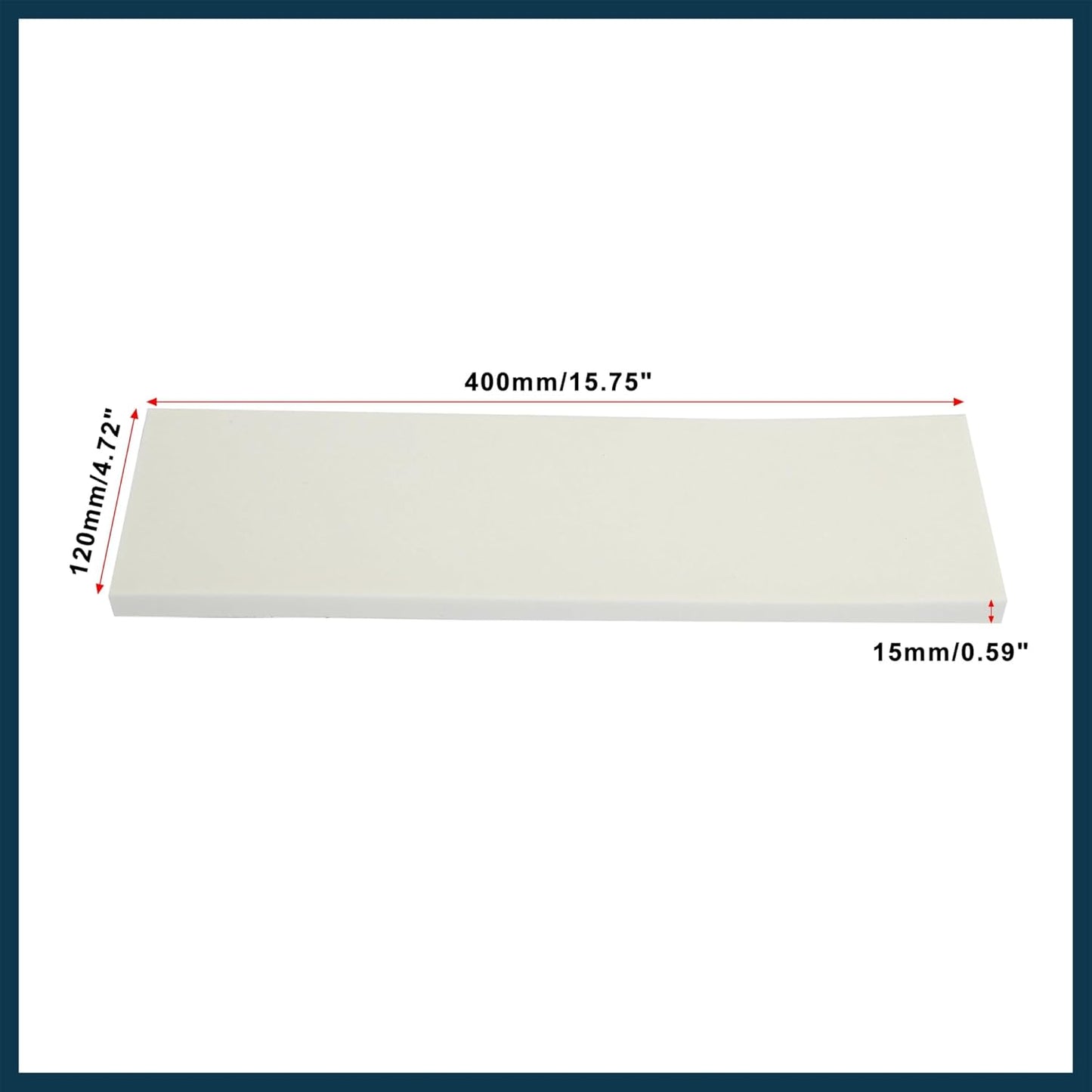 400x120x15mm 2pcs Car Garage Wall Guard Door Bumper Protector Anti Collision Waterproof White Automotive Parts