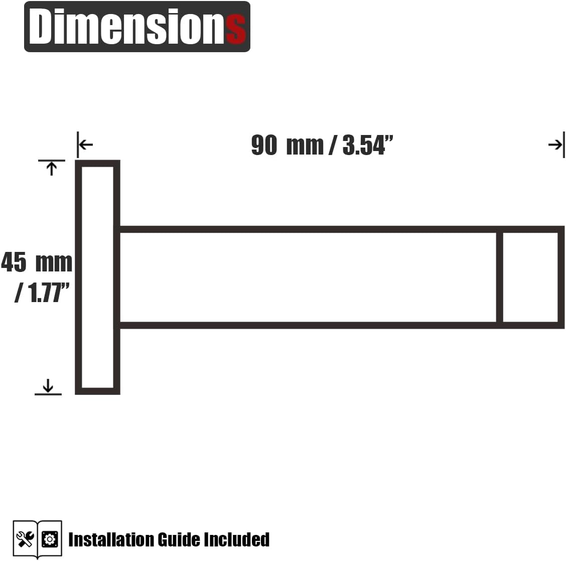 JQK Door Stopper, 304 Stainless Steel Thicken 1mm Sound Dampening Door Stop Bumper Wall Protetor 2 Pack, Brushed Grey, DSB5-GY-P2
