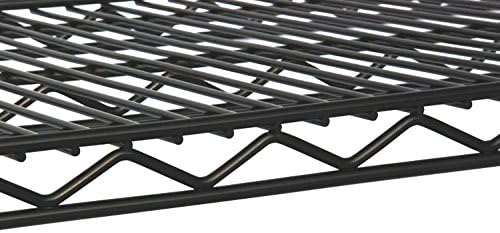 Omega 14" Deep x 24" Wide x 36" High 3 Tier Black Starter Shelving Unit