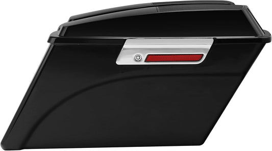 XFMT Glossy Black Hard Saddlebags W/ 6x9 Speaker Lids For Harley Touring Road King Street Glide Road Glide Electra Glide Ultra Classic 1994-2013