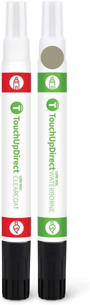 TouchUpDirect 1E3 Phantom Gray Metallic Compatible with Toyota Exact Match Touch Up Paint Combo - Essential Kit