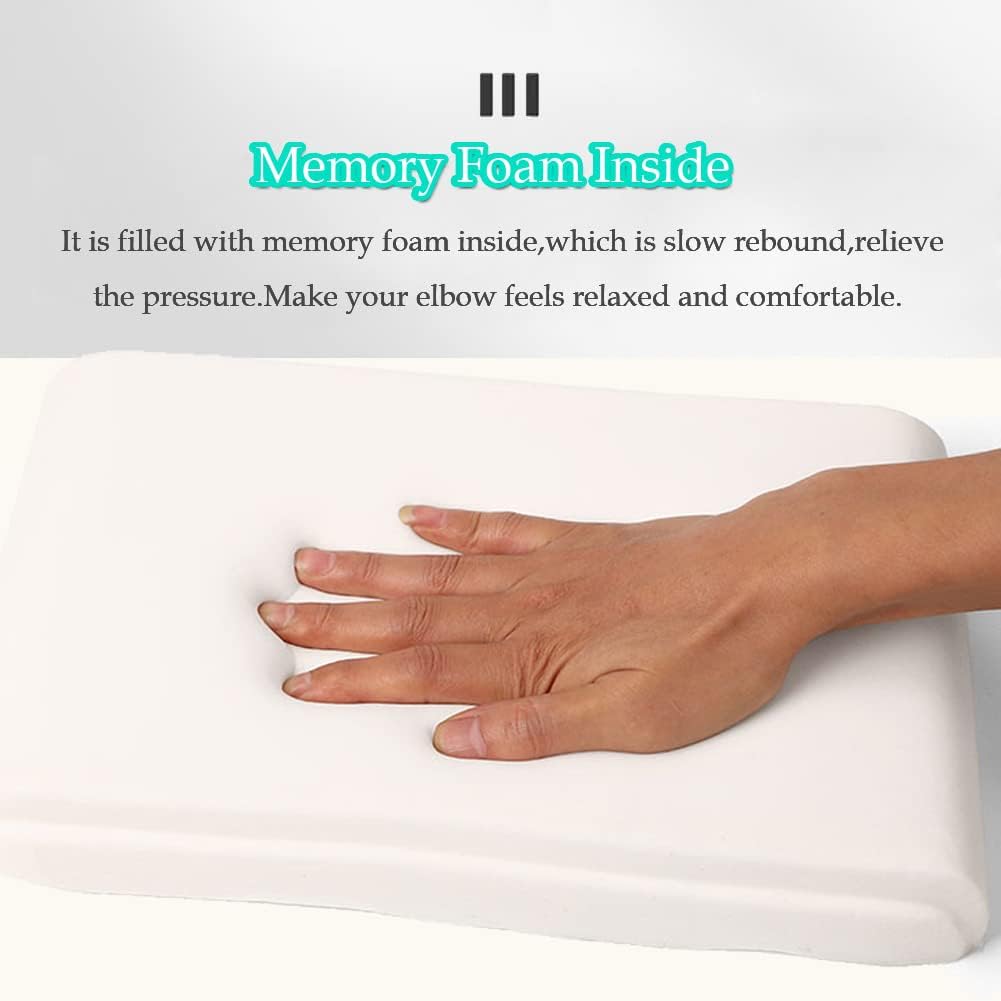 Upgraded Car Center Console Pad,Elbow Rest Pillow,PU Leather Armrest Cushion, Relieve Arm Fatigue,Great for Long-time Driving,Universal Car Armrest Seat Box Cover Protector for Most Vehicles