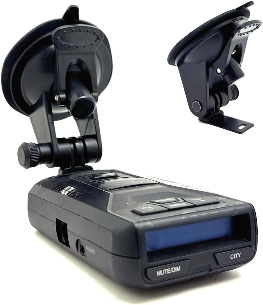 Car Windshield Super Suction Cup Bracket Compatible for UNIDEN R1 R2 R3 R4 R7 R8 R9 DFR3 DFR6 DFR7 DFR8 DFR9 Radar Detector (Only for Uniden Models), Easy to Install
