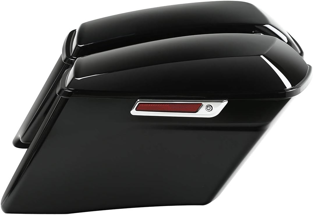 XFMT Motorcycle 4" Extended Stretched Hard Saddlebags Saddle Bags For Harley Touring CVO Road King Street Glide Road Glide Electra Glide Ultra Classic '14-'23