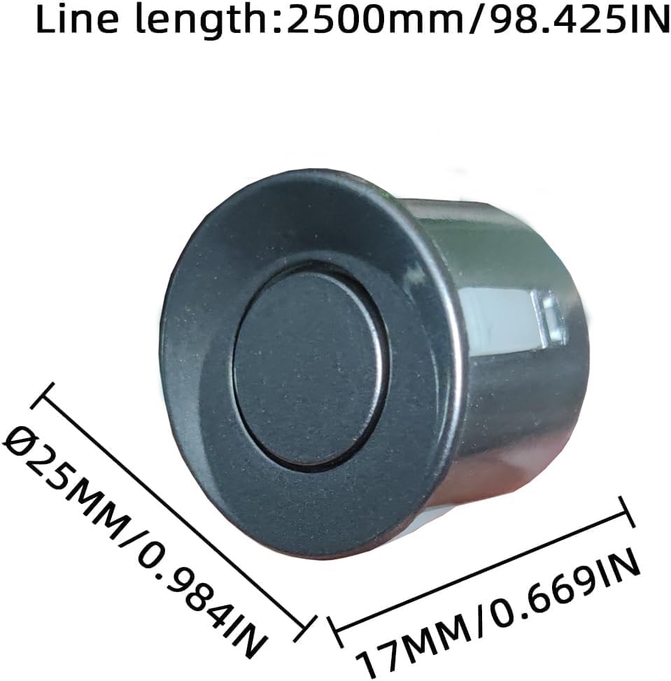 Parking Sensor Kit Backup Sensor Kit Reverse Sensor for Car 18 Color Options for Probes Adjustable Alarm Volume Professional Sensore de Reversa para Carro Safe Driving Assistant（Livid Grey）