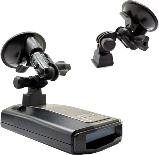 ChargerCity Replacement Windshield Suction Mount w/Magnetic Dock Cradle for RAD 700i Dual Pro 360 & Road Scout Radar Detectors (EZ Magnet Connection)