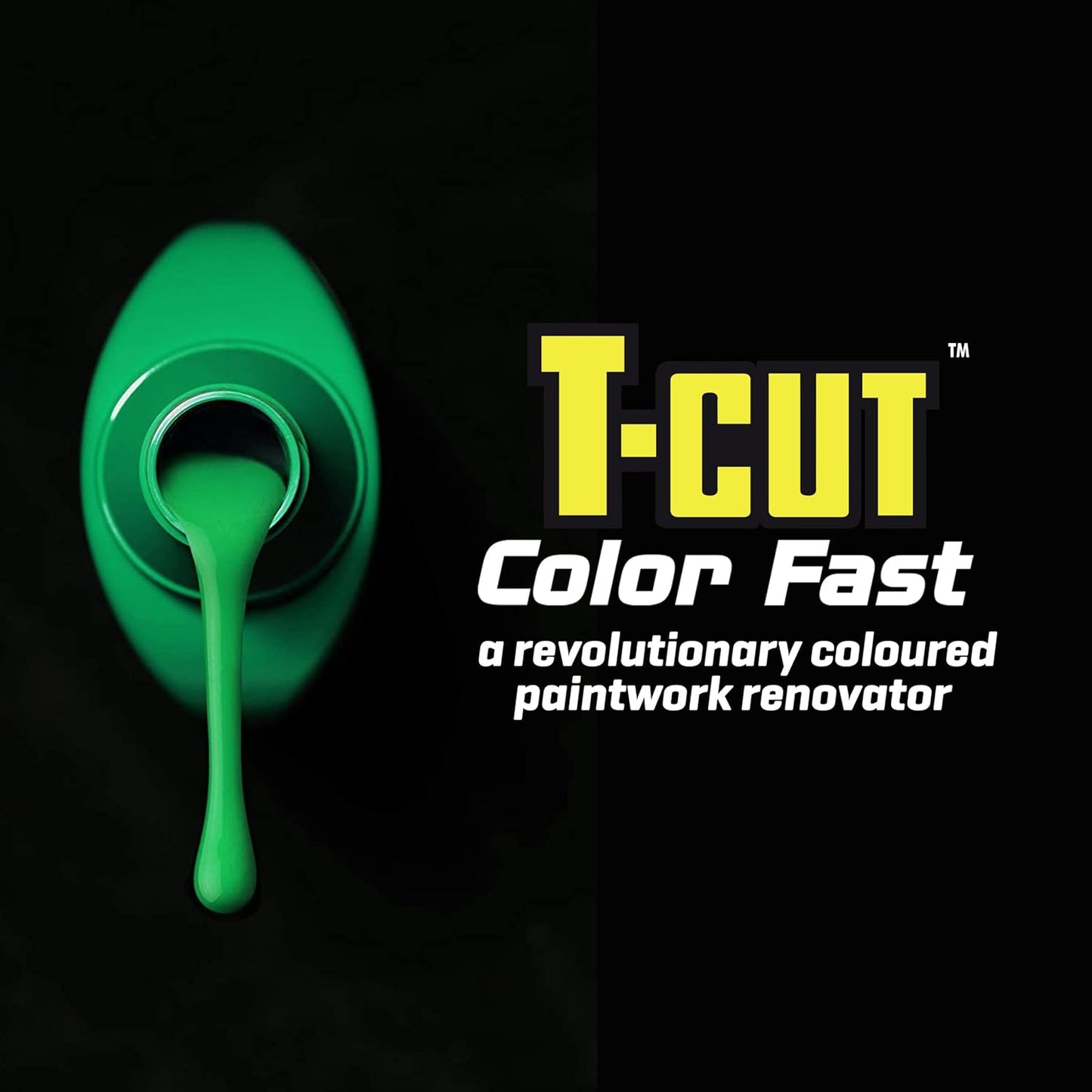 T-Cut Dark Green Scratch Remover Color Fast Paintwork Restorer Car Polish, 13 Colors Available, 17 Fl Oz
