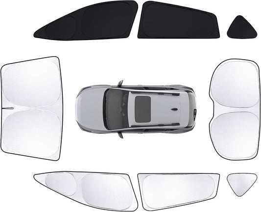 8pcs Car Window Shades for Subaru Crosstrek 2024 2025 2026 Accessories,Windshield Side Rear Full Sunshade,Sun Visor UV Blocking, Privacy Protection and Blackout for Camping Outdoor
