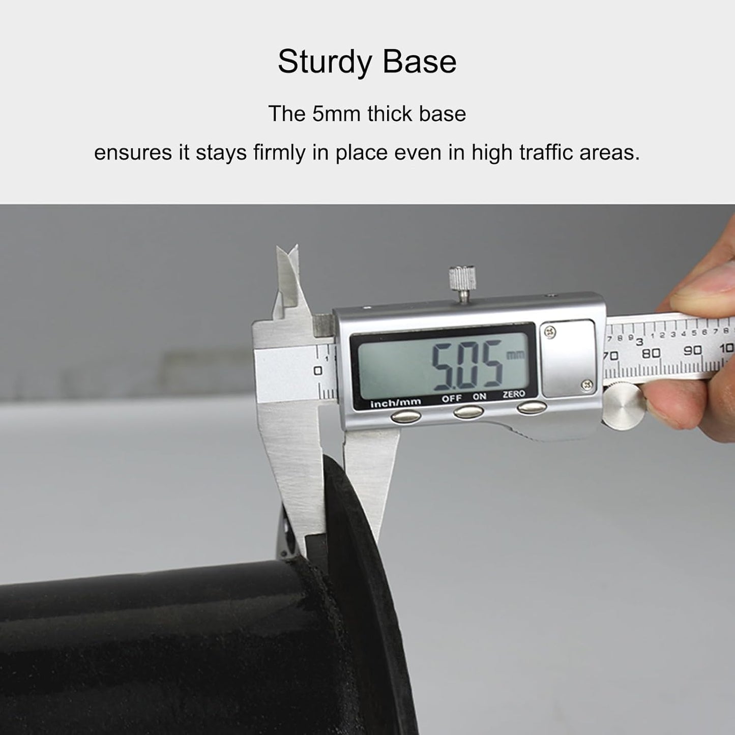 Safety Bollard, Driveway Barrier, Parking Stopper for Garage, Steel Car Parking Protection Posts, Caution Cones, Perfect for Traffic-Sensitive Area(Yellow A (1PCS))