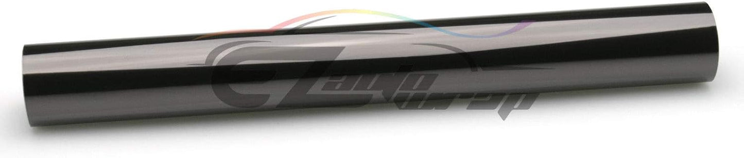 EZAUTO WRAP Free Tool Kit 12"x108" (1FT x 9FT) Glossy Medium Black Smoke Headlight Taillight Fog Light Side Marker Vinyl Tint Film Self Adhesive