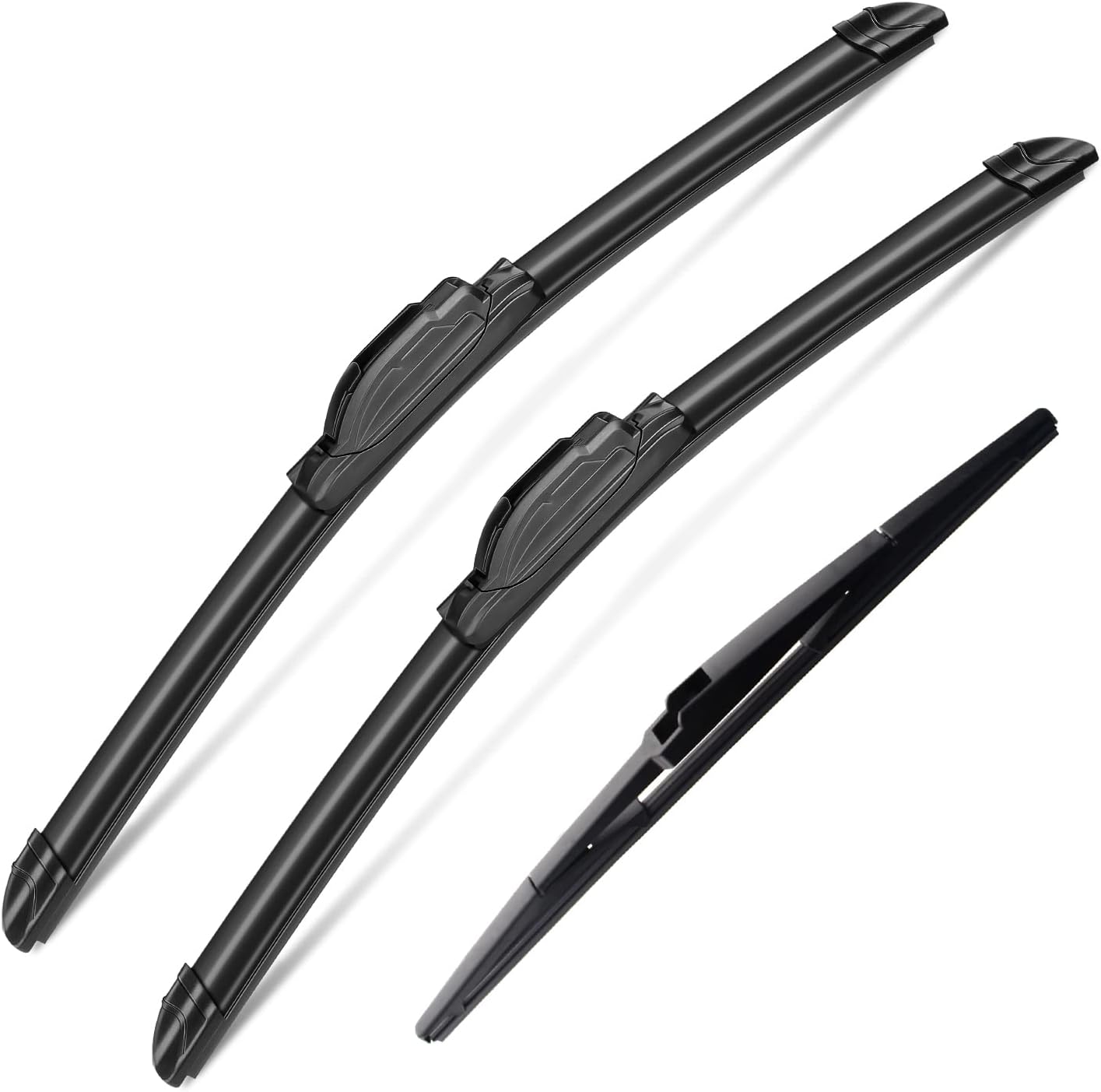 3Pcs Windshield Wipers for Toyota Prius 2010-2015, Toyota Prius Plug-In 2012-2015, Original Equipment Replacement Automotive Windshield Wiper Blades for My Car- 26"/19"/16A" (Pack of 3) J- HOOK