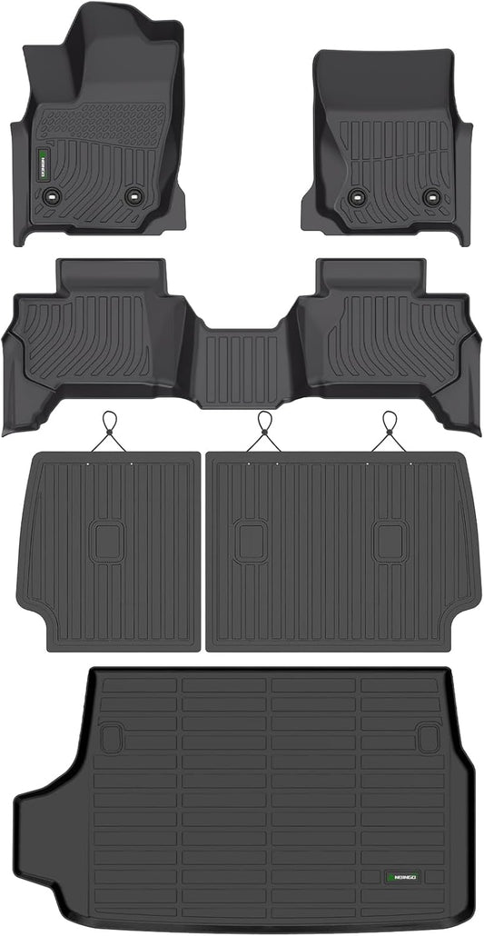 ANBINGO®Floor Mats Fit for Toyota 4Runner(5 Seats) 2025 & Cargo Liner & SeatBack All Weather Mats for Toyota 4Runner TPE Car Mat Rugs for 2025 4Runner Rubber Trunk Carpet for 2025 4Runner Accessories